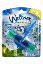 Wellnax WC Frissítő Block Blue 50 g Citrom Kép